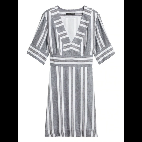 Banana Republic Cotton-Linen Mini‎ Dress - Picture 1 of 5